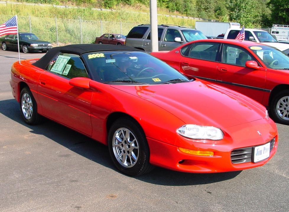 2002 chevy camaro owners manual