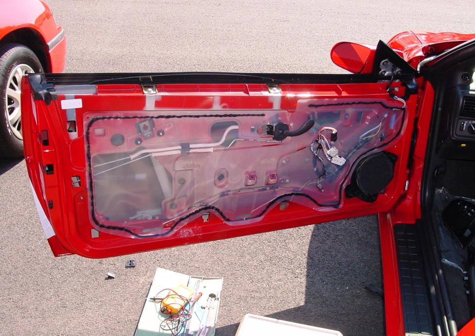 Chevy Camaro convertible door