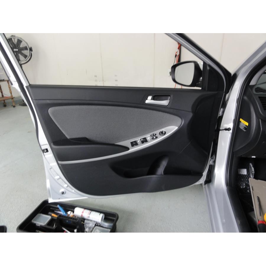 2017 Hyundai Accent Front door speaker location