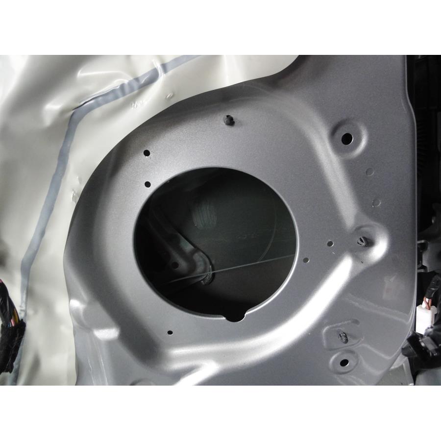 2017 Hyundai Accent Front door woofer removed