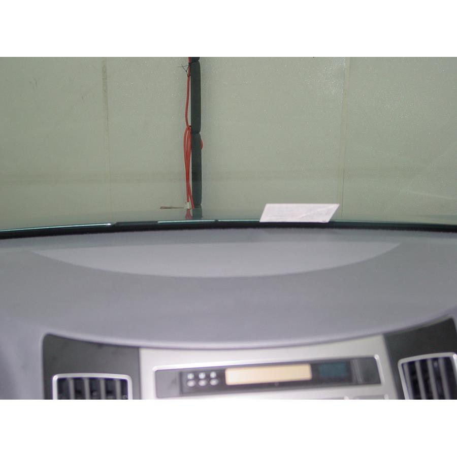 2008 Hyundai Veracruz Center dash speaker location