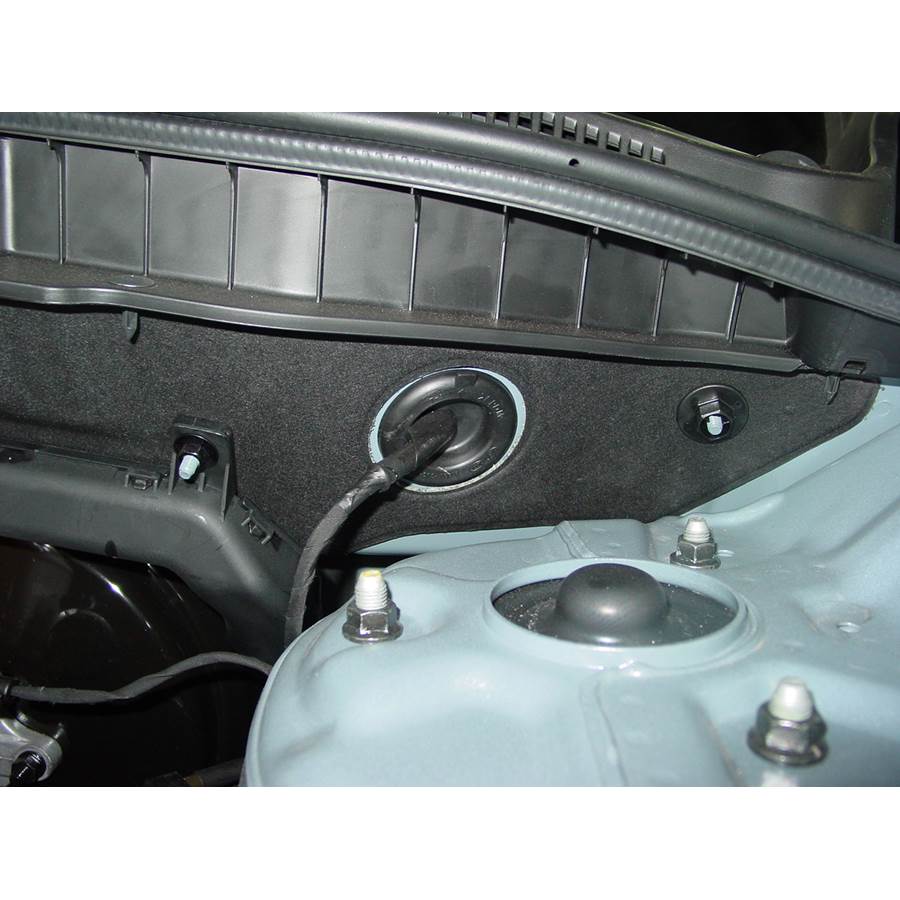 2007 Hyundai Veracruz Firewall access