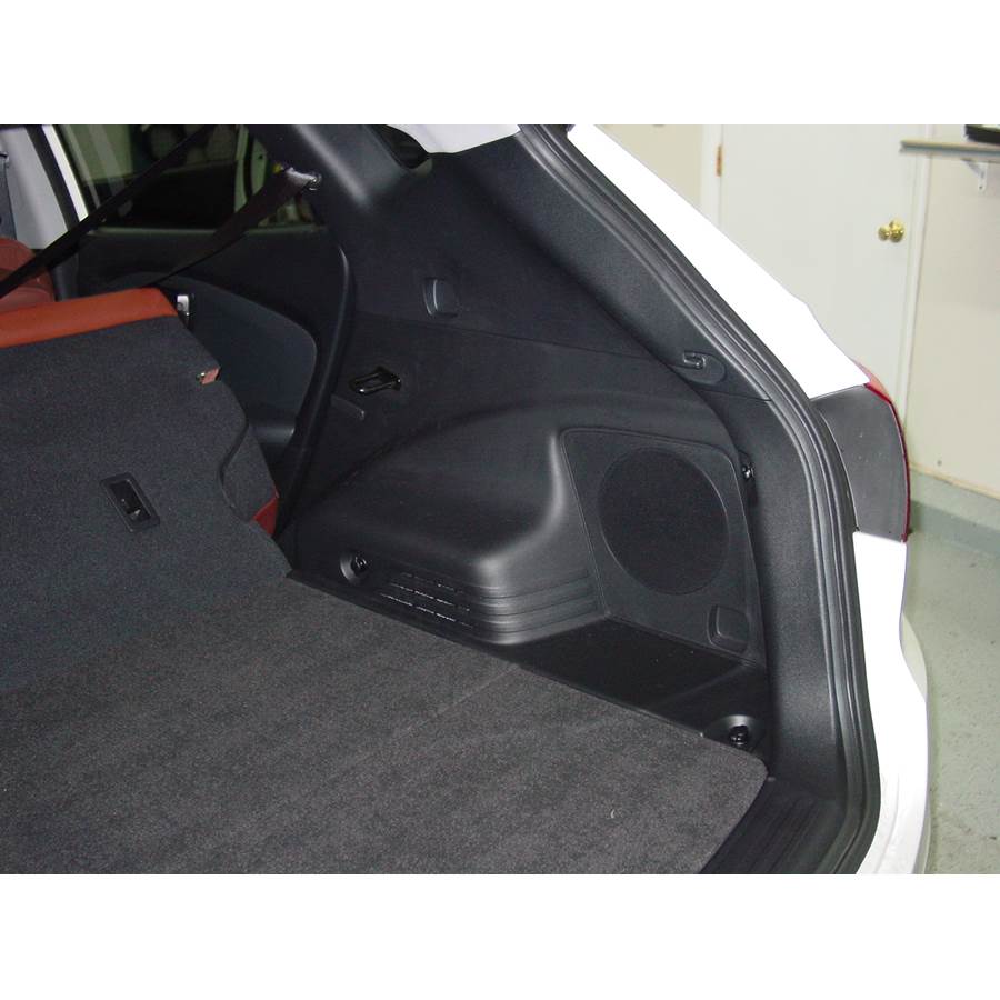 2012 Hyundai Tucson Far-rear side speaker location
