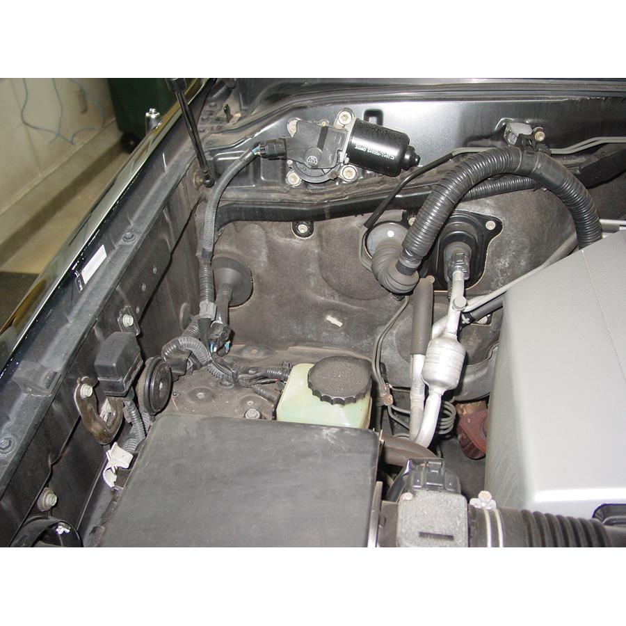 2002 Toyota Land Cruiser Firewall access