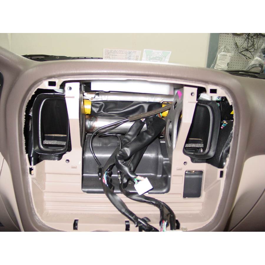 2001 Toyota Land Cruiser Factory radio removed