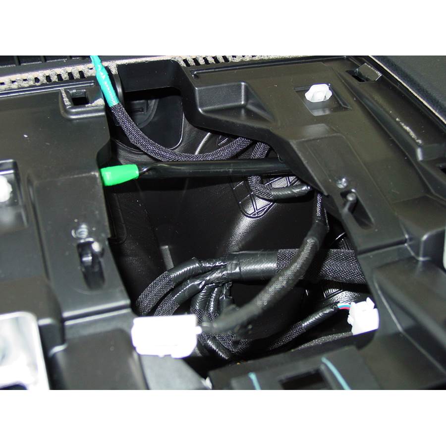 2019 Toyota Land Cruiser Center dash speaker removed