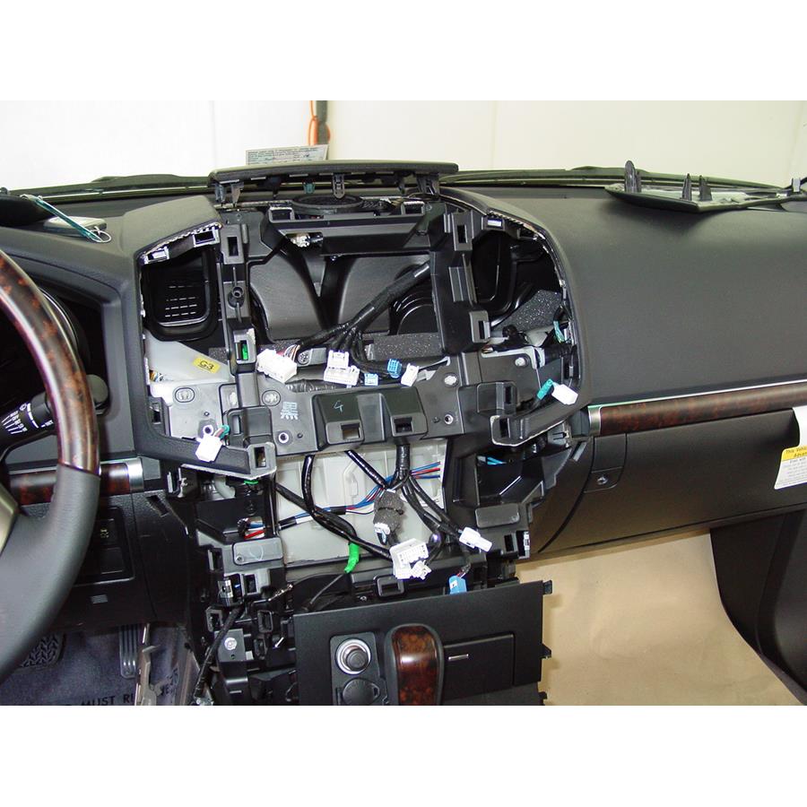 2011 Toyota Land Cruiser Factory radio removed