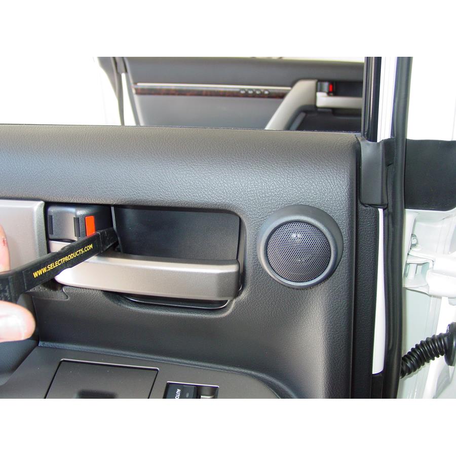 2011 Toyota Land Cruiser Rear door tweeter location
