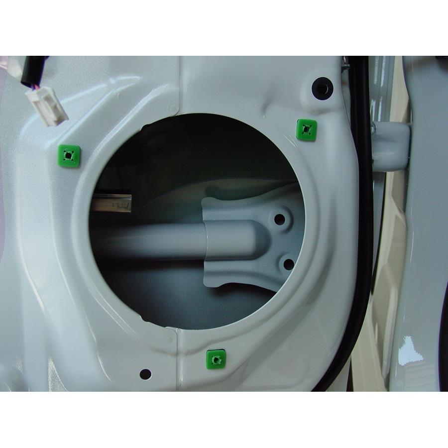 2011 Toyota Land Cruiser Rear door woofer removed