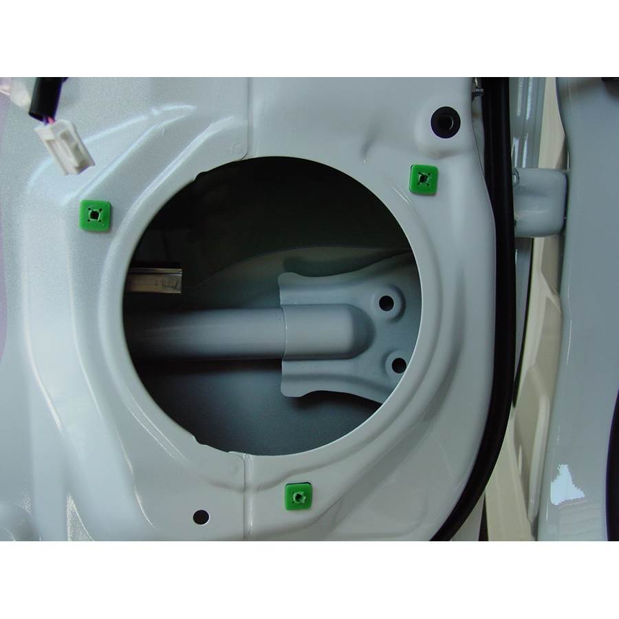 2019 Toyota Land Cruiser Rear door woofer removed