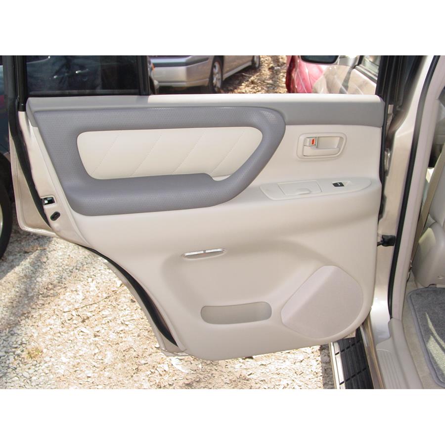 2007 Toyota Land Cruiser Rear door speaker location