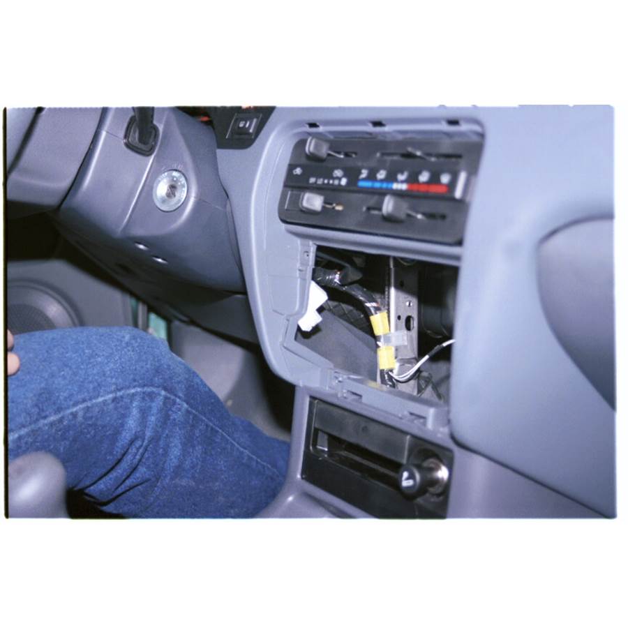 1997 Toyota Tercel Factory radio removed