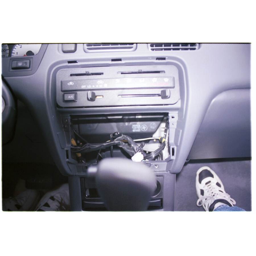 1996 Toyota Paseo Factory radio removed