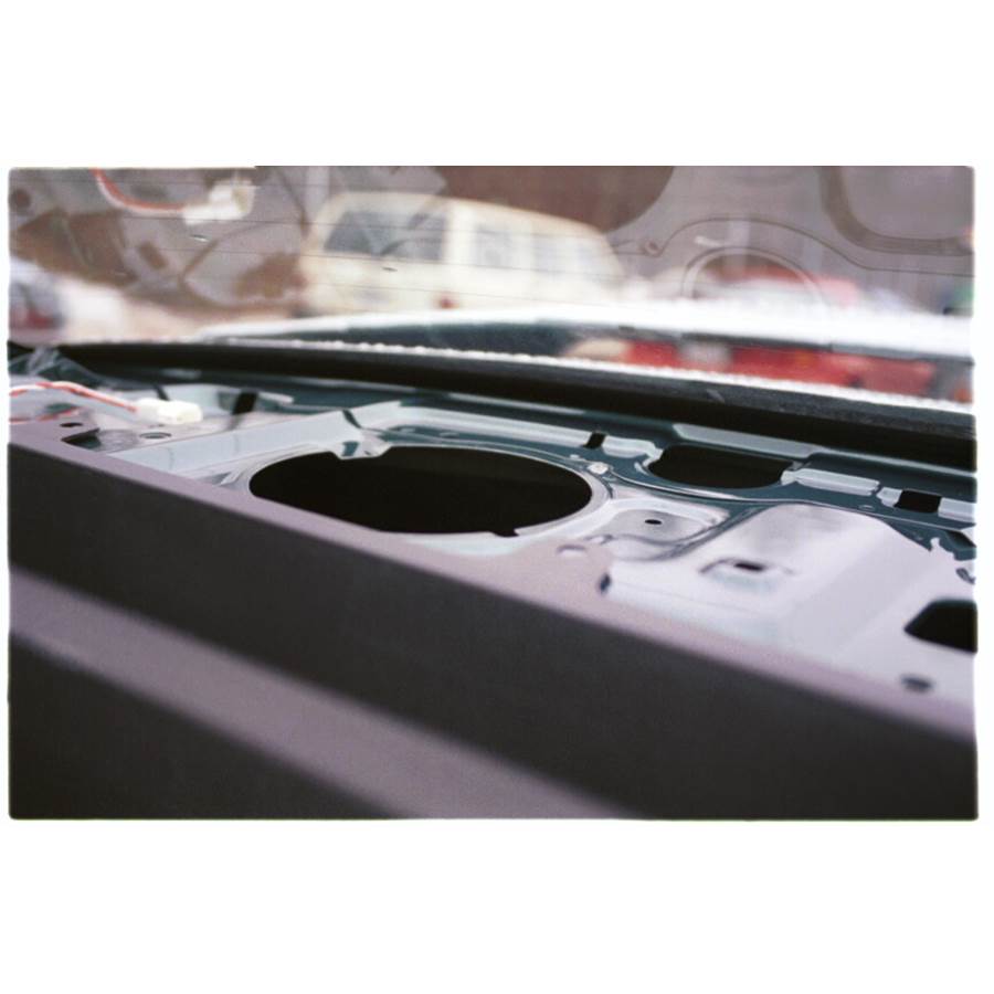 1997 Toyota Paseo Rear deck speaker removed