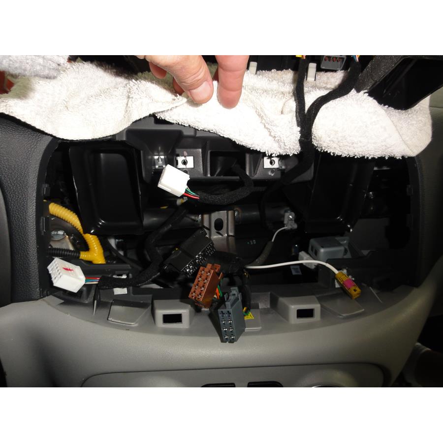 2011 Hyundai Accent Factory radio removed