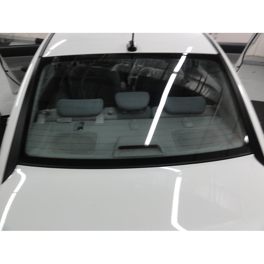 2011 Hyundai Accent Rear deck speaker location