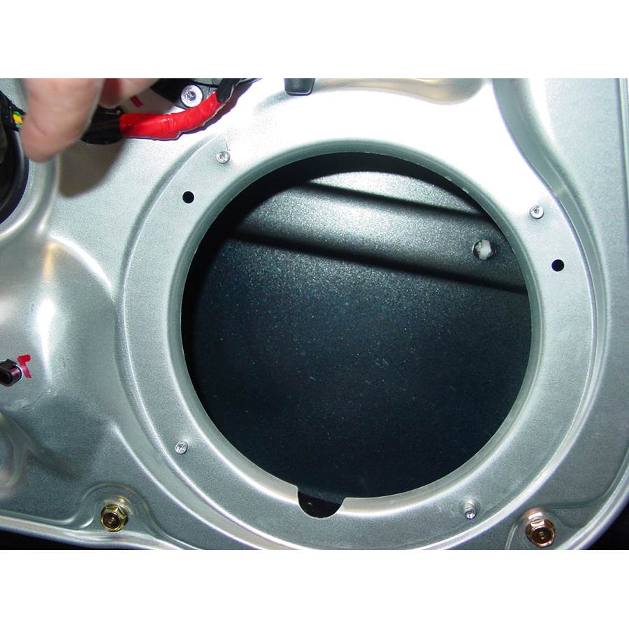 2007 Hyundai Sonata Rear door speaker removed