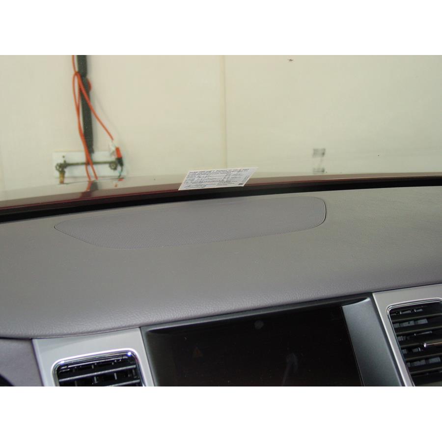 2013 Hyundai Genesis Center dash speaker location