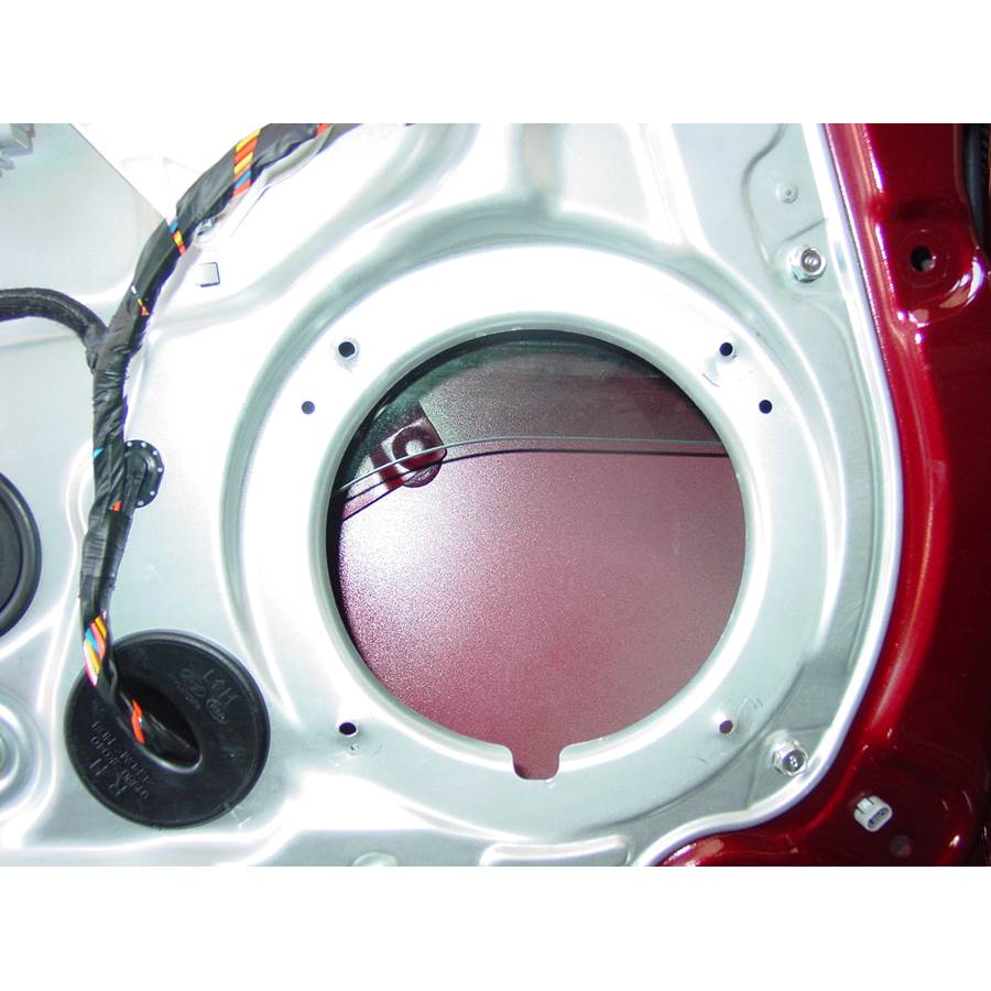 2012 Hyundai Genesis Rear door woofer removed