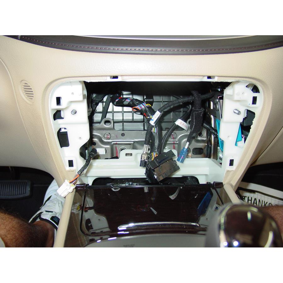 2009 Hyundai Genesis Factory radio removed