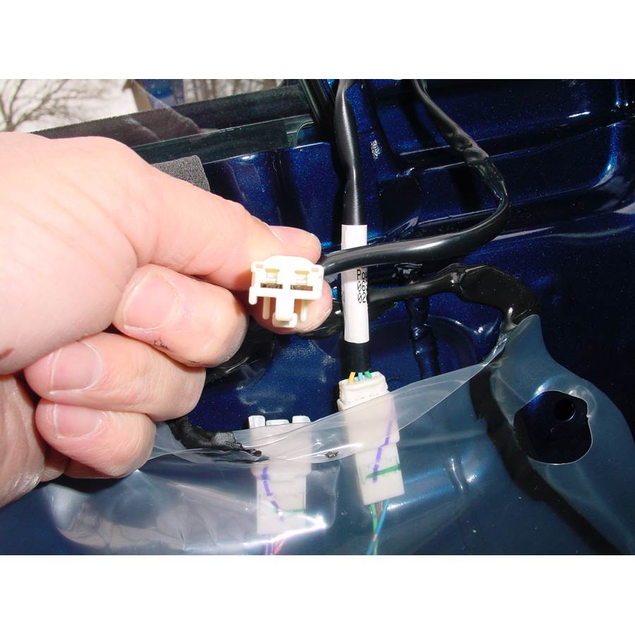 2003 Toyota Matrix Front door tweeter removed