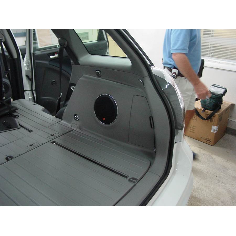 2008 Toyota Matrix Far-rear side speaker location