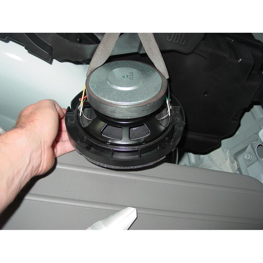2007 Toyota Matrix Far-rear side speaker removed