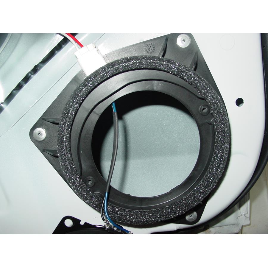 2008 Toyota Matrix Rear door speaker removed