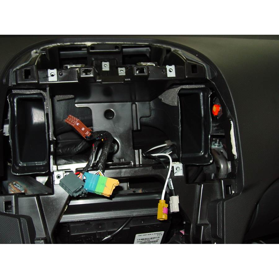 2009 Hyundai Elantra Touring Factory radio removed