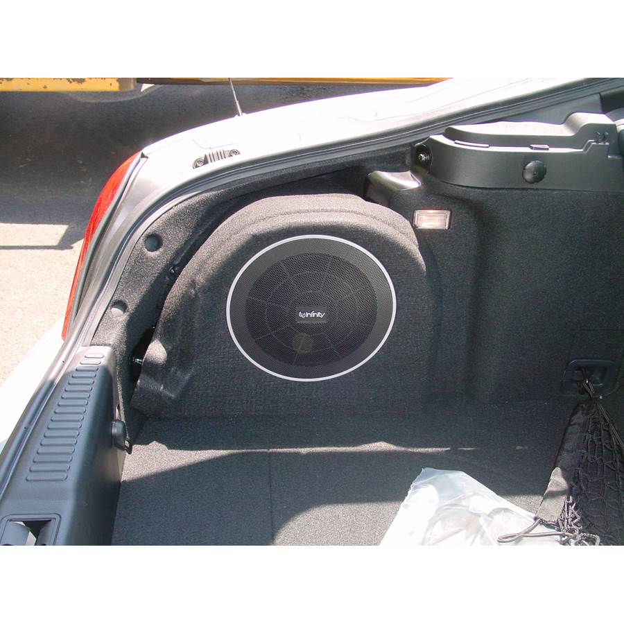 2005 Hyundai Tiburon Far-rear side speaker location