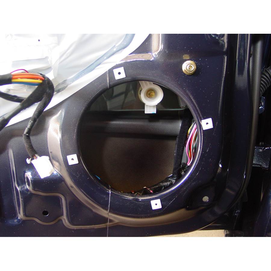 2006 Hyundai Tiburon Front door woofer removed