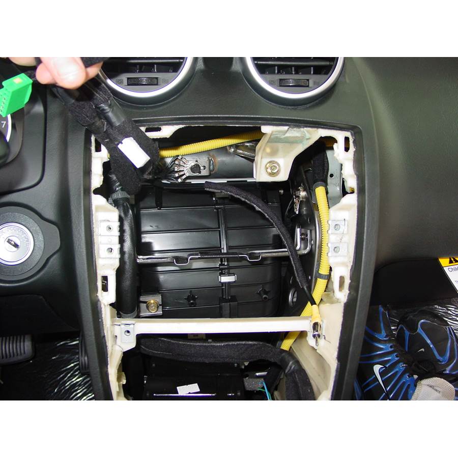 2005 Hyundai Tiburon Factory radio removed