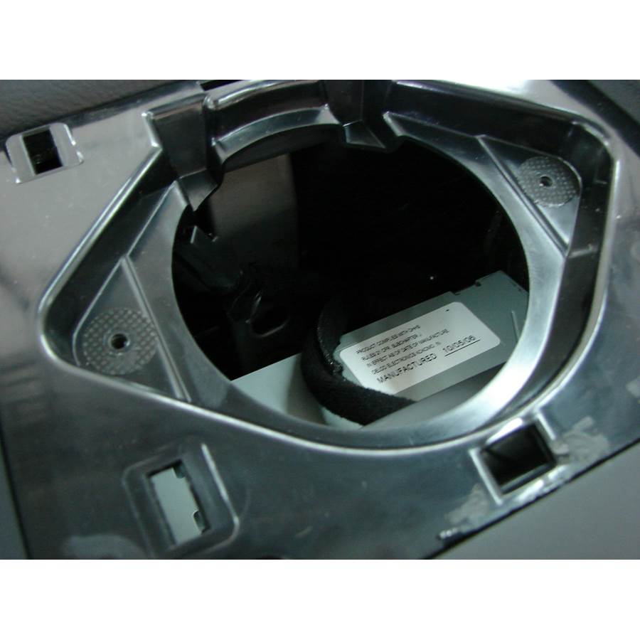 2009 Hyundai Santa Fe Center dash speaker removed