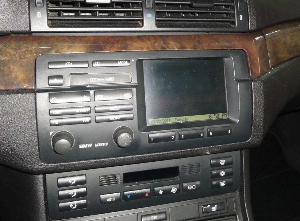 BMW 3 series nav radio