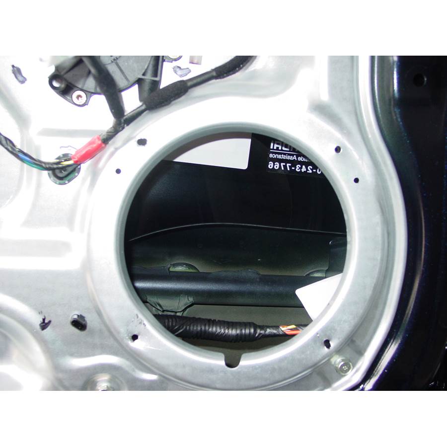 2010 Hyundai Santa Fe Rear door speaker removed
