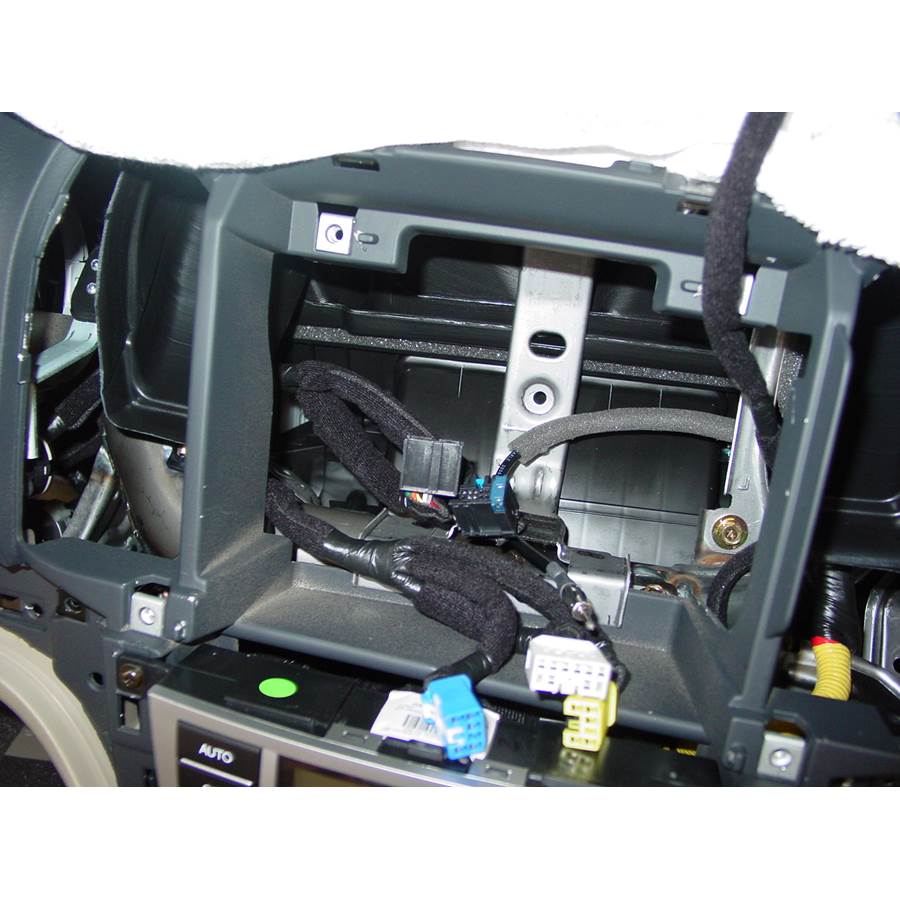 2012 Hyundai Santa Fe Factory radio removed