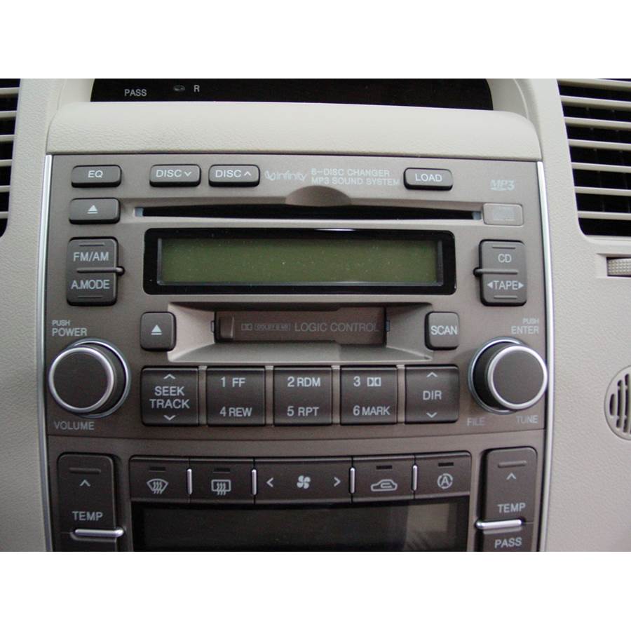 2006 Hyundai Azera Factory Radio