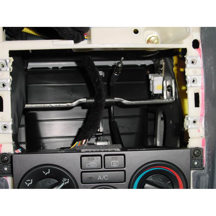 2001 Hyundai Elantra Factory radio removed