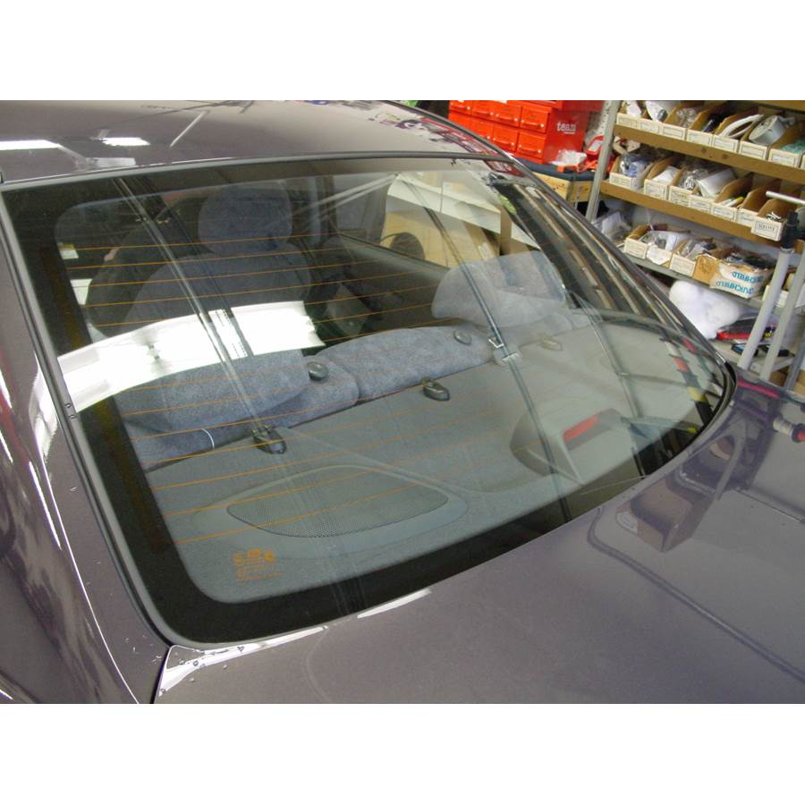 2001 Hyundai Elantra Rear deck speaker location