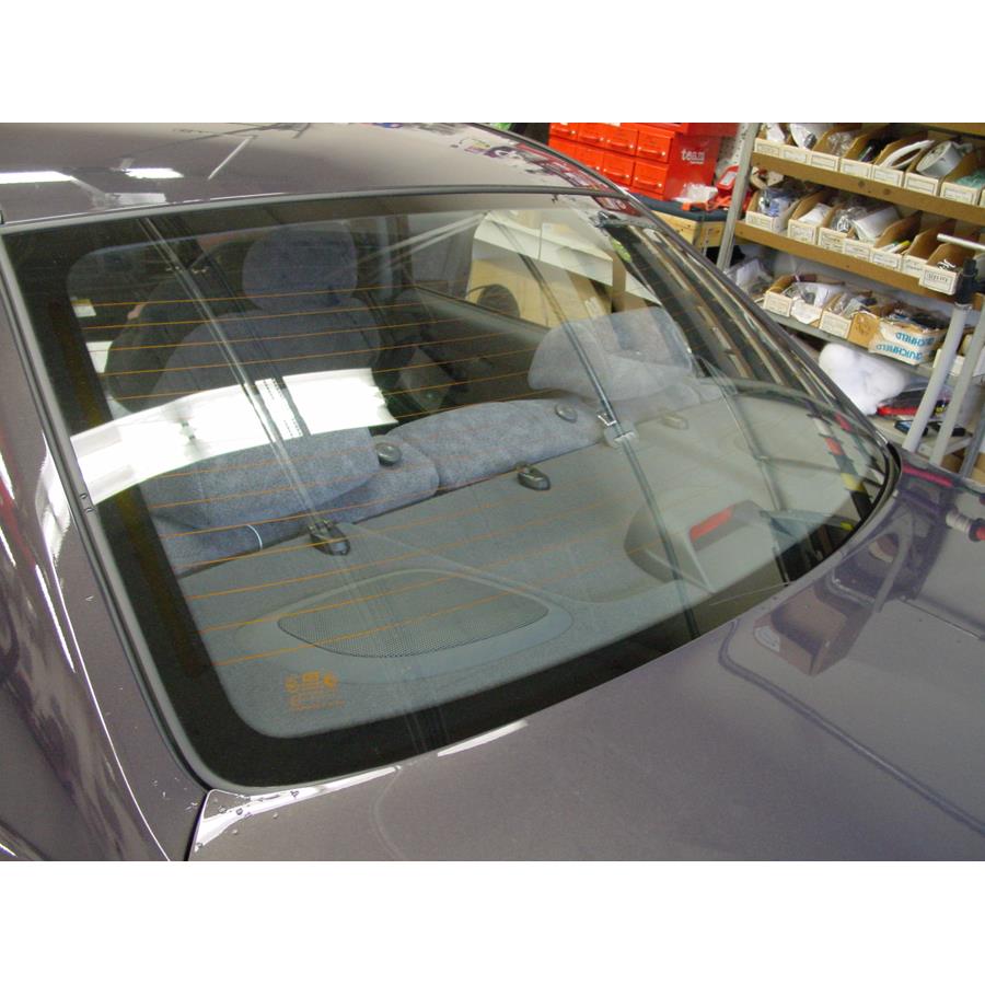 2003 Hyundai Elantra Rear deck speaker location