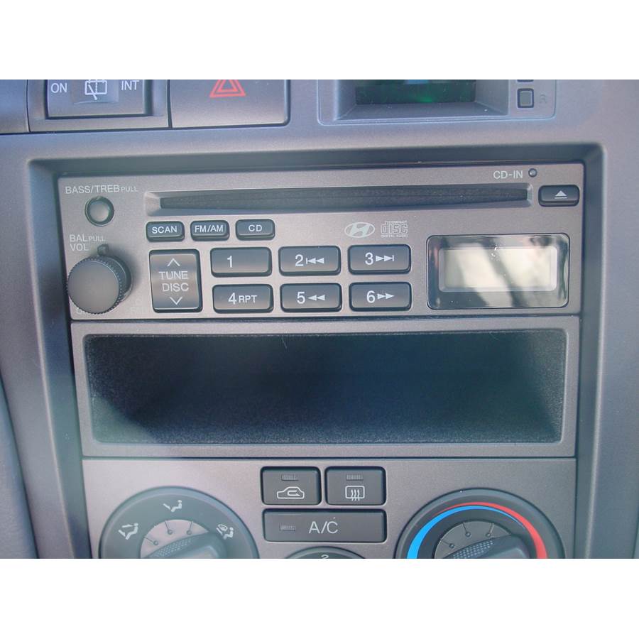 2001 Hyundai Elantra Other factory radio option