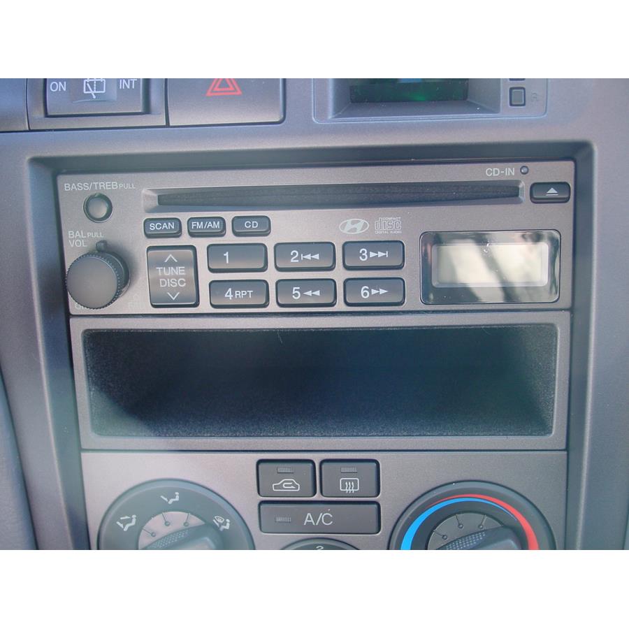 2002 Hyundai Elantra Other factory radio option