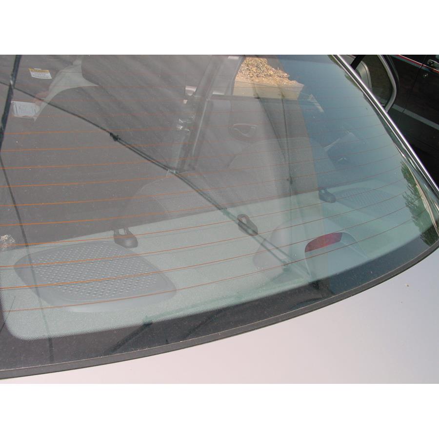 2003 Hyundai Accent Rear deck speaker location