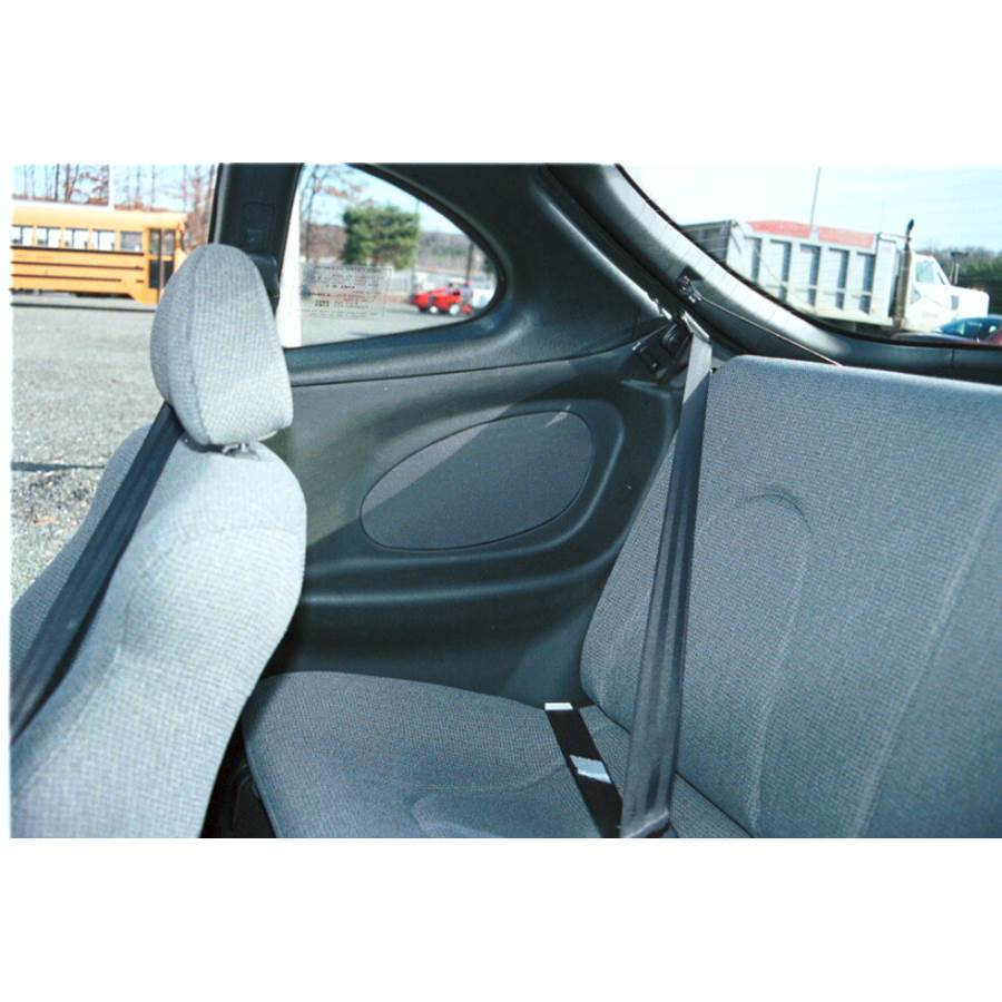1998 Hyundai Tiburon Rear side panel speaker location
