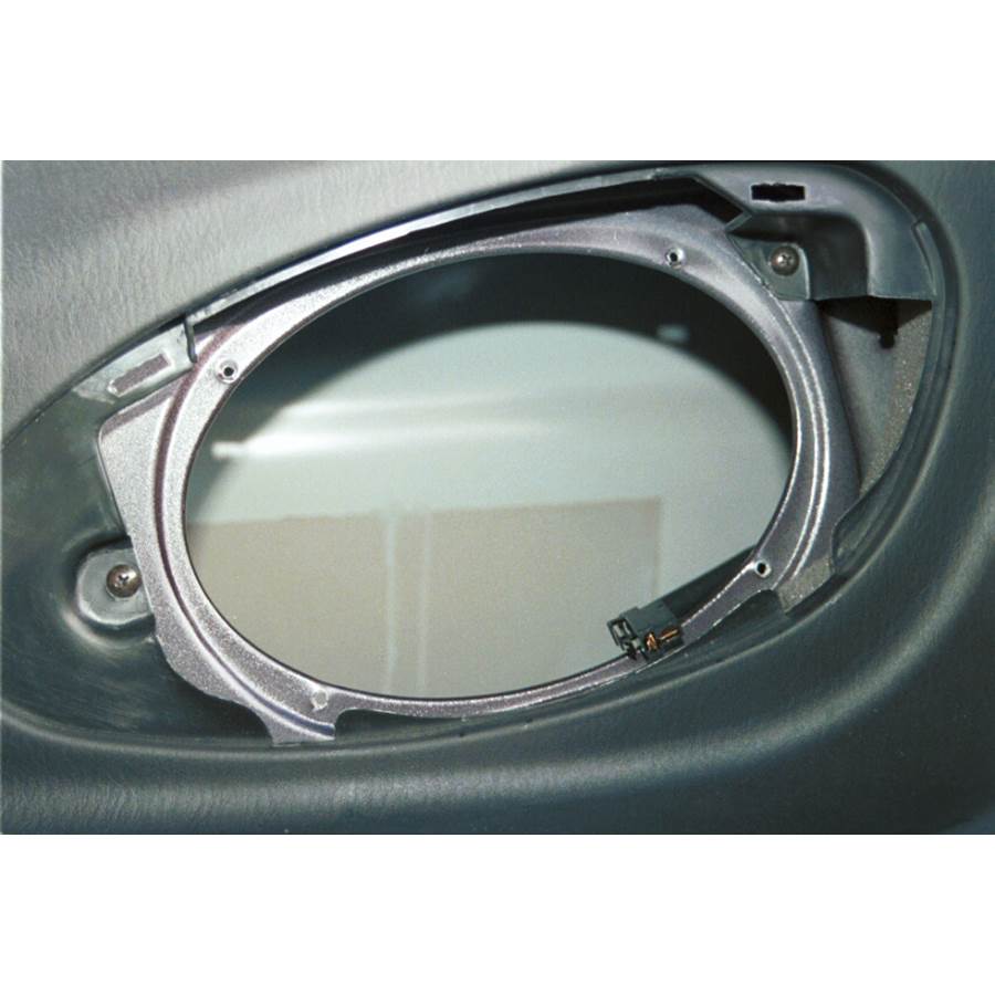 1998 Hyundai Tiburon Rear side panel speaker removed