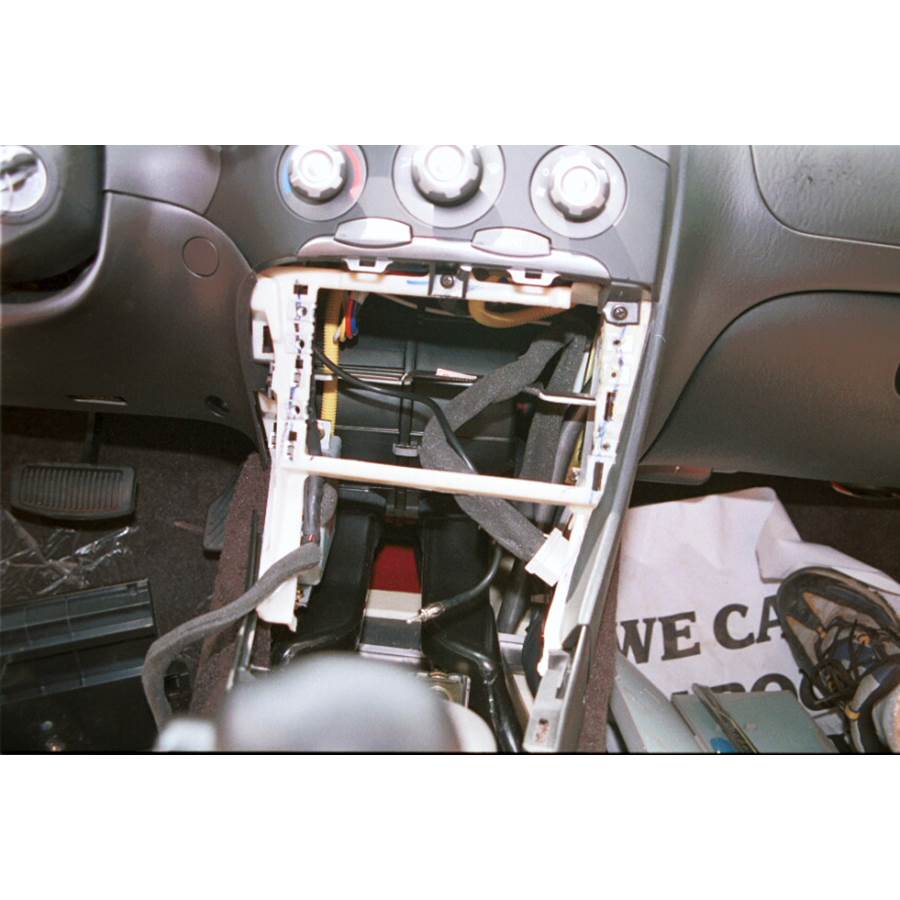 1998 Hyundai Tiburon Factory radio removed