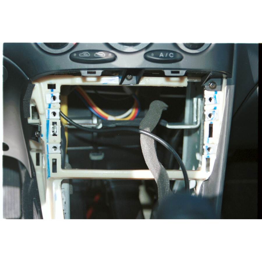 1997 Hyundai Tiburon Factory radio removed