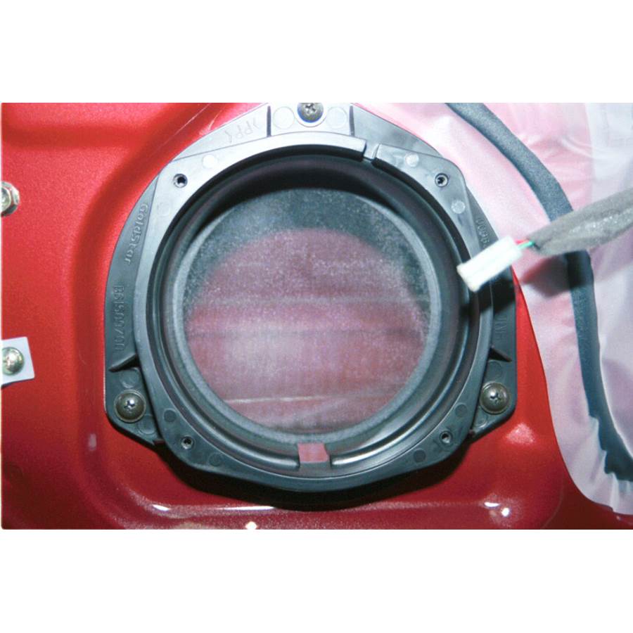 1996 Hyundai Elantra Front speaker removed