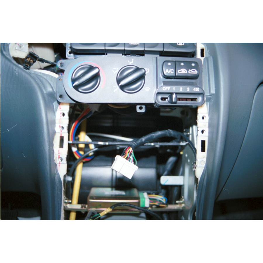 1997 Hyundai Elantra Factory radio removed