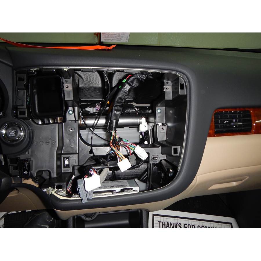 2017 Mitsubishi Outlander Factory radio removed